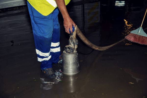Basement Water Removal in West Bend
